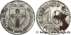 ALEMANIA - Notgeld 10 Pfennig Coblenz (Coblence) 1918 