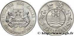 SINGAPORE 5 Dollars 12e Jeux d’Asie du Sud-Est 1983  MS 