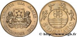 SINGAPORE 5 Dollars 12e Jeux d’Asie du Sud-Est 1983  MS 