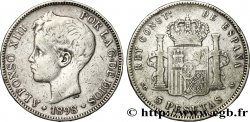 SPAIN 5 Pesetas Alphonse XIII 3e type 1898 Madrid VF 