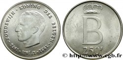 BELGIEN 250 Francs jubilé d’argent du roi Baudouin légende flamande 1976 Bruxelles