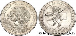 MEXICO 25 Pesos Jeux Olympiques de Mexico 1968 Mexico AU 