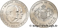MONACO 100 Francs Rainier III et Albert 1982 Paris AU 