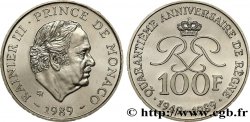 MONACO 100 Francs Rainier III 40e anniversaire de règne 1989 Paris MS 