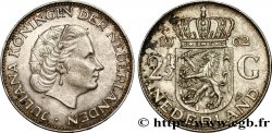 NETHERLANDS 2 1/2 Gulden Juliana 1962 Utrecht XF 