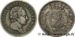 ITALY - KINGDOM OF SARDINIA 1 Lire Charles Félix 1828 Gênes