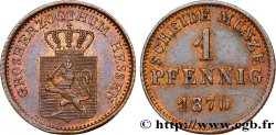 GERMANY - HESSE 1 Pfennig 1870 