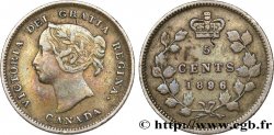 CANADA 5 Cents Victoria 1896 