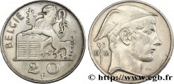 BELGIQUE 20 Francs Mercure, légende flamande 1953  TTB 