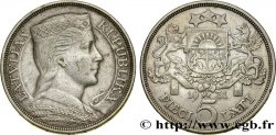 LATVIA 5 Lati 1931  AU 