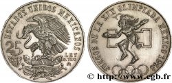 MÉXICO 25 Pesos Jeux Olympiques de Mexico 1968 Mexico EBC 
