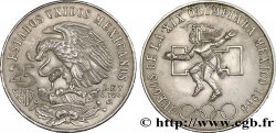 MEXICO 25 Pesos Jeux Olympiques de Mexico 1968 Mexico AU 