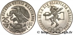MEXICO 25 Pesos Jeux Olympiques de Mexico 1968 Mexico