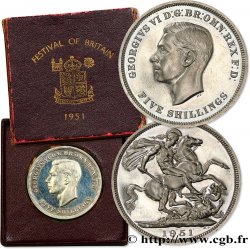 UNITED KINGDOM 1 Crown Georges VI 1951 