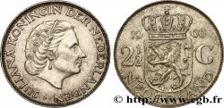 NETHERLANDS 2 1/2 Gulden Juliana 1966 Utrecht AU 