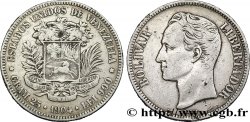 VENEZUELA 5 Bolivares Simon Bolivar 1904 Paris TB 