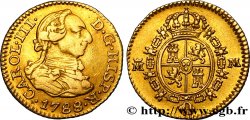 ESPAÑA 1/2 Escudo Charles III 1788 Madrid