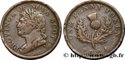 CANADA - NUEVA ESCOCIA 1 Penny Token Nouvelle-Écosse Guillaume IV 1824 