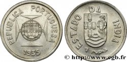 PORTUGIESISCH-INDIEN 1 Roupie République Portugaise 1935  VZ 