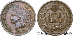 ÉTATS-UNIS D AMÉRIQUE 1 Cent tête d’indien 2e type 1864 