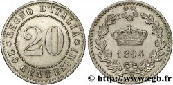 ITALIEN 20 Centesimi 1894 Rome