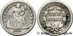 STATI UNITI D AMERICA 1 Dime (10 Cents) Liberté assise 1856 Philadelphie