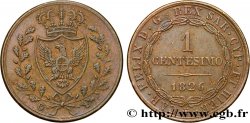 ITALIE - ROYAUME DE SARDAIGNE 1 Centesimo Charles Félix “P” 1826 Turin TTB+ 