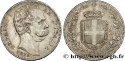 ITALIE 5 Lire Humbert Ier 1879 Rome TTB+ 
