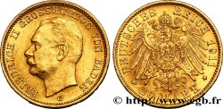 GERMANY - BADEN 20 Mark Frédéric II 1911 Karlsruhe