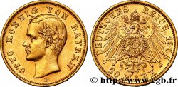 ALLEMAGNE - BAVIÈRE 20 Mark Othon Ier 1905 Munich TTB 