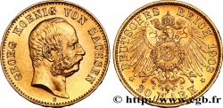 GERMANY - SAXONY 20 Marks Georges 1903 Muldenhütten
