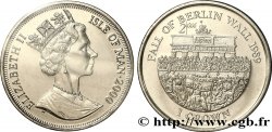 ÎLE DE MAN 1 Crown Elisabeth II / série Millénium : la chute du mur de berlin en 1989 2000  FDC 