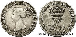 ITALIE - PARME ET PLAISANCE 5 Soldi Marie-Louise 1815  Milan TB+ 