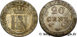 ALLEMAGNE - ROYAUME DE WESTPHALIE - JÉRÔME NAPOLÉON 20 Centimes 1812 Cassel TB+ 