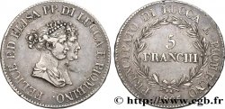ITALIE - LUCQUES ET PIOMBINO 5 Franchi Elise et Félix Baciocchi 1805 Florence