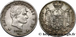ITALIE - ROYAUME D&nbsp;ITALIE - NAPOLÉON Ier 5 Lire 1812 Milan TTB 