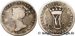 ITALIE - PARME ET PLAISANCE 10 Soldi Marie-Louise 1815 Milan TB 