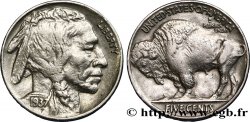 ESTADOS UNIDOS DE AMÉRICA 5 Cents Tête d’indien ou Buffalo 1937 Philadelphie