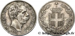 ITALIE 2 Lire Humbert Ier 1884 Rome  TTB/TTB+ 