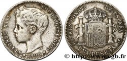 ESPAGNE 1 Peseta Alphonse XIII 3e type 1900 Madrid