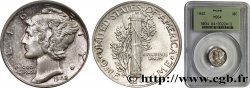 UNITED STATES OF AMERICA 1 Dime Mercury 1942 Philadelphie MS64 PCGS