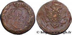 RUSSIE 5 Kopecks Catherine II 1778 Ekaterinbourg TB+ 