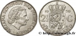 NIEDERLANDE 2 1/2 Gulden Juliana 1959 Utrecht fVZ 