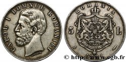 ROUMANIE 5 Lei Charles Ier 1881 Bucarest TTB 