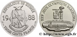 GUINÉE 300 Francs XXV Jeux Olympiques Barcelone - Stade olympique 1988 