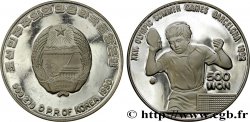 NORDKOREA 500 Won Proof XXV Jeux Olympiques Barcelone 1992  - tennis de table 1990 