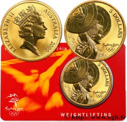 AUSTRALIA 5 Dollars J.O. de Sydney : haltérophilie 2000  FDC 