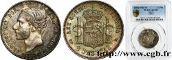 SPANIEN 2 Pesetas Alphonse XII 1882 