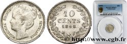 NETHERLANDS 10 Cents Wilhelmina 1898 Utrecht