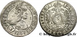 AUTRICHE 3 Kreuzer Charles VI 1719 Graz TTB+ 